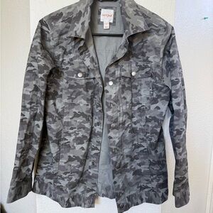 Cat & Jack girls Camo Jacket L